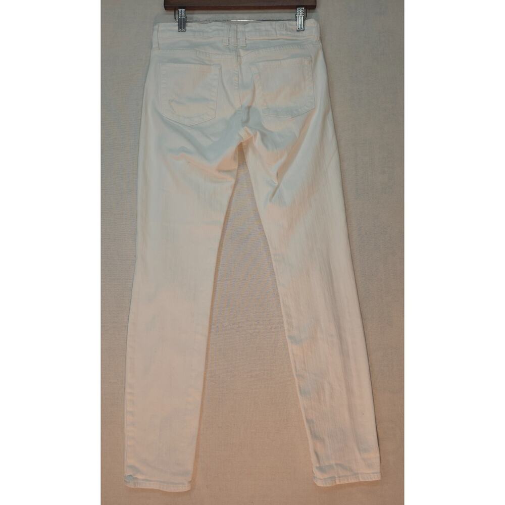 Kut from the Kloth Sienna Skinny White Jeans Size 6 Mid Rise Slimming - Picture 2 of 7